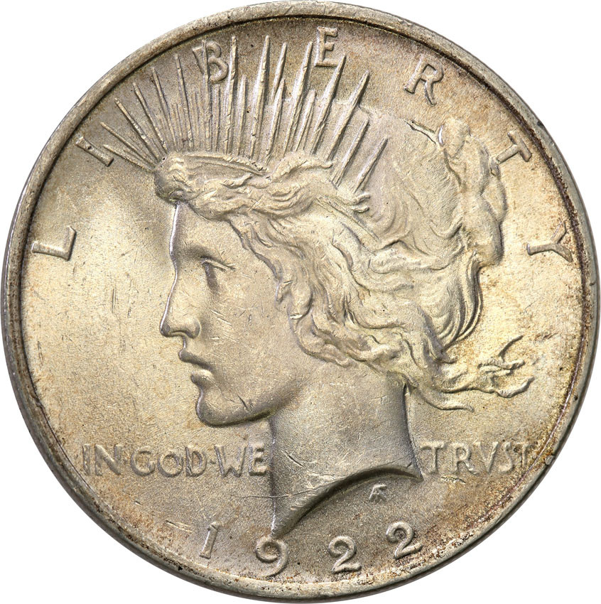 USA. Dolar 1922 Philadelphia Peace